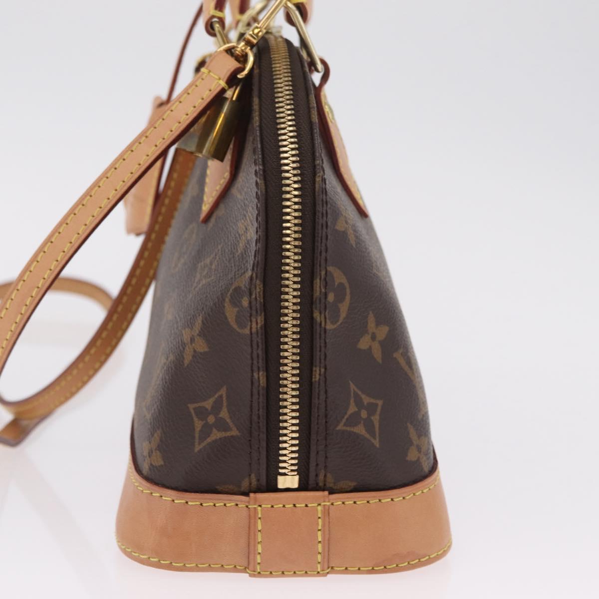 LOUIS VUITTON Monogram Alma BB Hand Bag 2way M53152 LV Auth 213191V