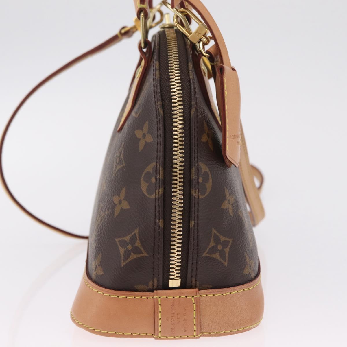 LOUIS VUITTON Monogram Alma BB Hand Bag 2way M53152 LV Auth 213191V