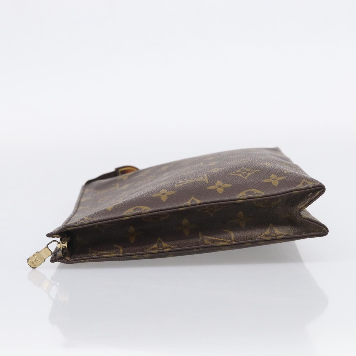 LOUIS VUITTON Monogram Poche Toilette 26 Pouch M47542 LV Auth 213196