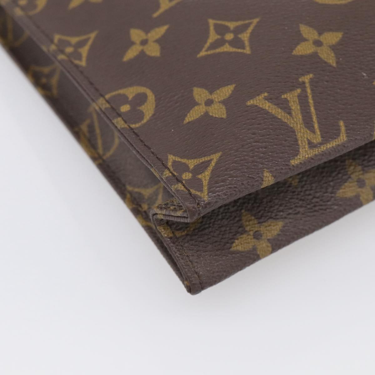 LOUIS VUITTON Monogram Poche Toilette 26 Pouch M47542 LV Auth 213196