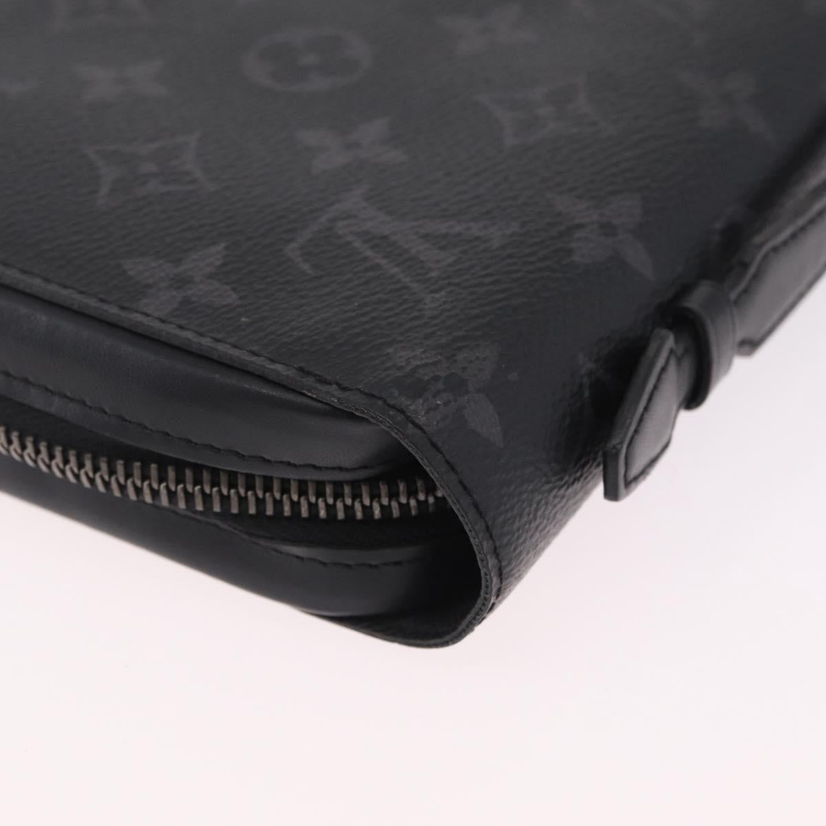 LOUIS VUITTON Monogram Eclipse Zippy XL Travel Case M61698 LV Auth 213197M