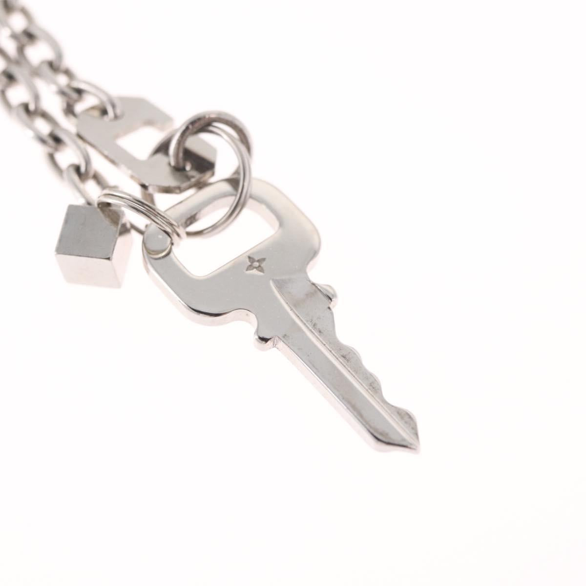 LOUIS VUITTON Padlock metal Silver LV Auth 213266V