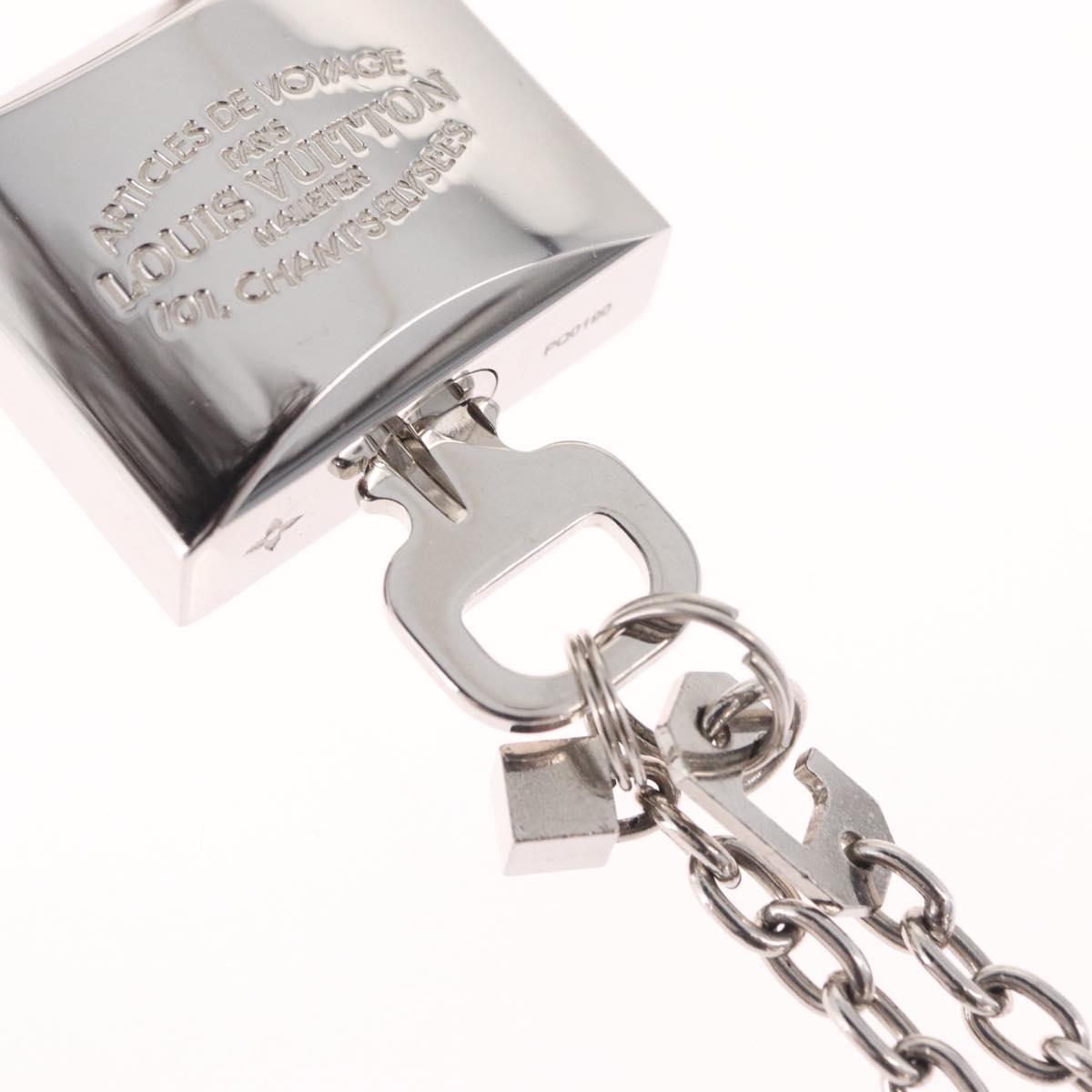 LOUIS VUITTON Padlock metal Silver LV Auth 213266V