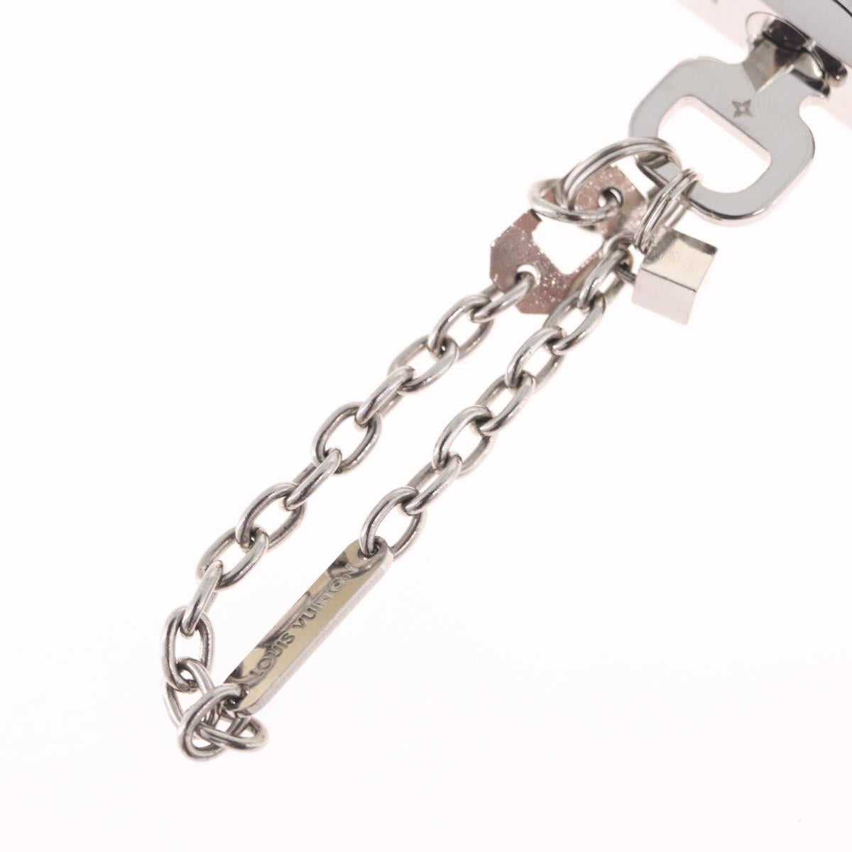 LOUIS VUITTON Padlock metal Silver LV Auth 213266V