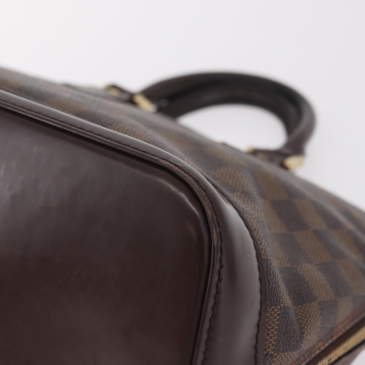 LOUIS VUITTON Damier Ebene Alma PM Hand Bag N53151 LV Auth 213267A