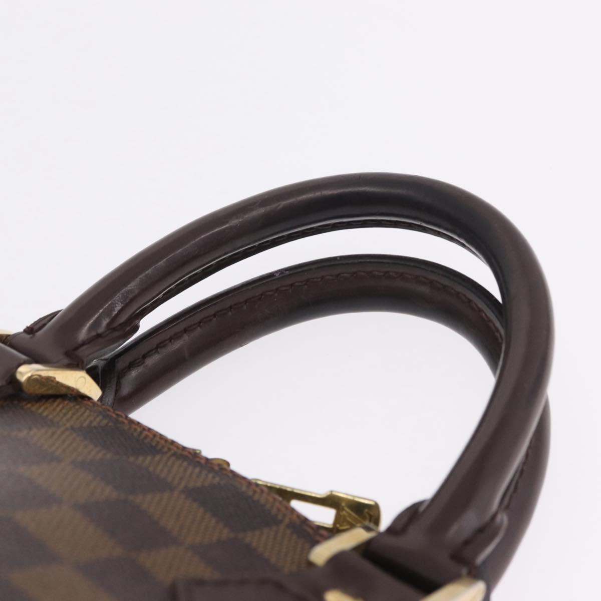 LOUIS VUITTON Damier Ebene Alma PM Hand Bag N53151 LV Auth 213267A