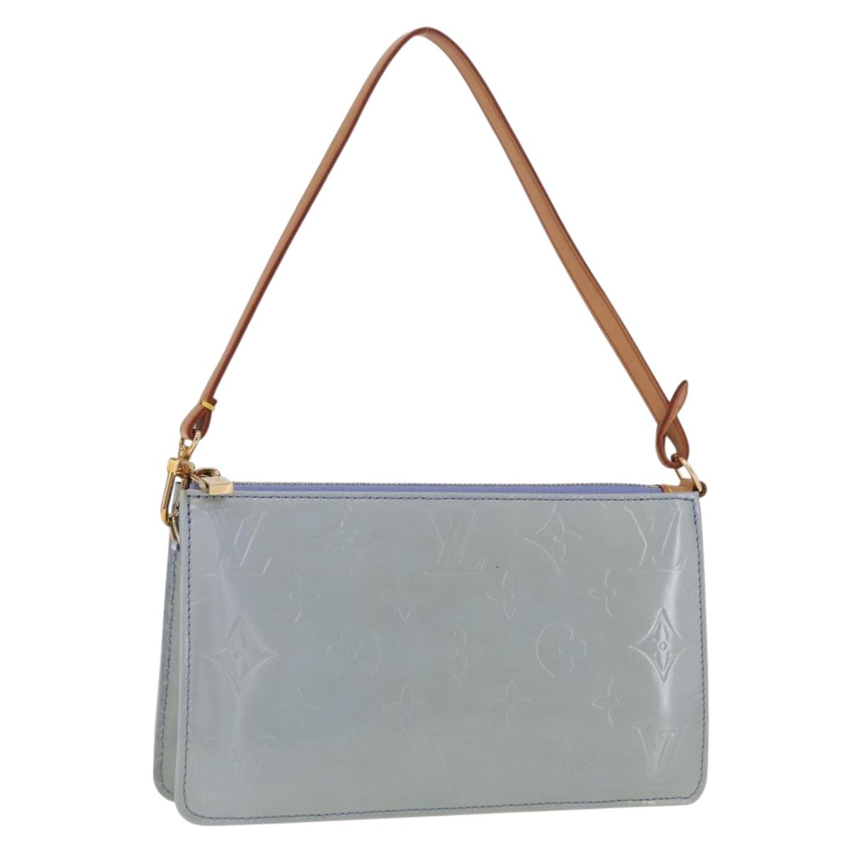 LOUIS VUITTON Monogram Vernis Lexington Pouch Lavande M91222 LV Auth 213268A