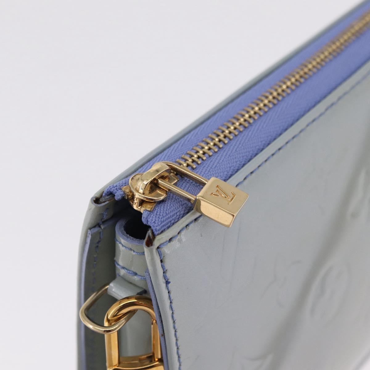 LOUIS VUITTON Monogram Vernis Lexington Pouch Lavande M91222 LV Auth 213268A