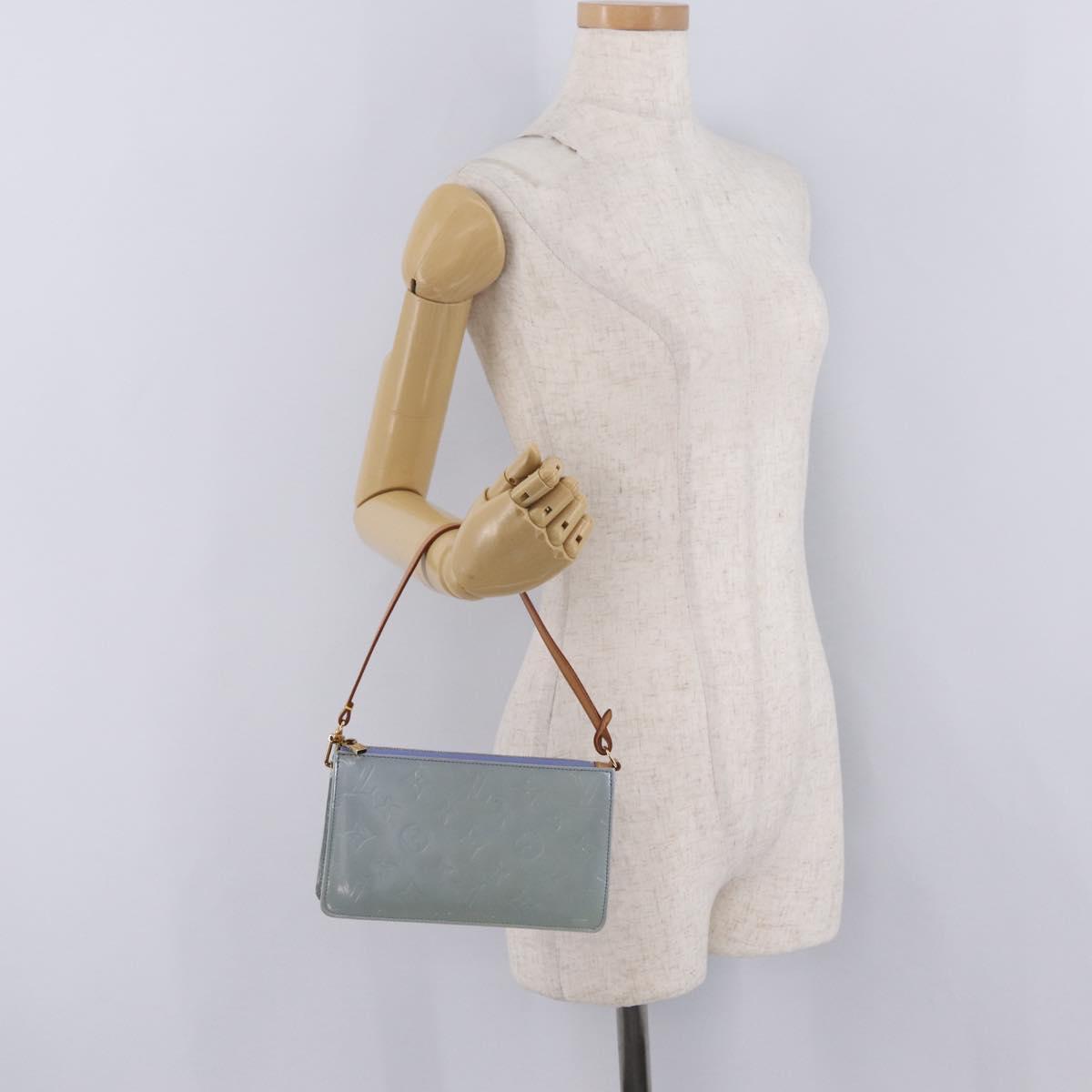 LOUIS VUITTON Monogram Vernis Lexington Pouch Lavande M91222 LV Auth 213268A