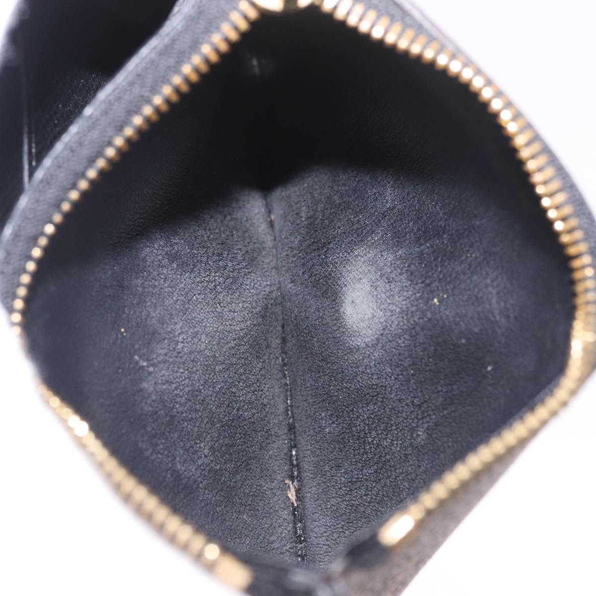 LOUIS VUITTON Monogram Reverse Porte Monnaie Rosary Purse M82333 LV Auth 213271V