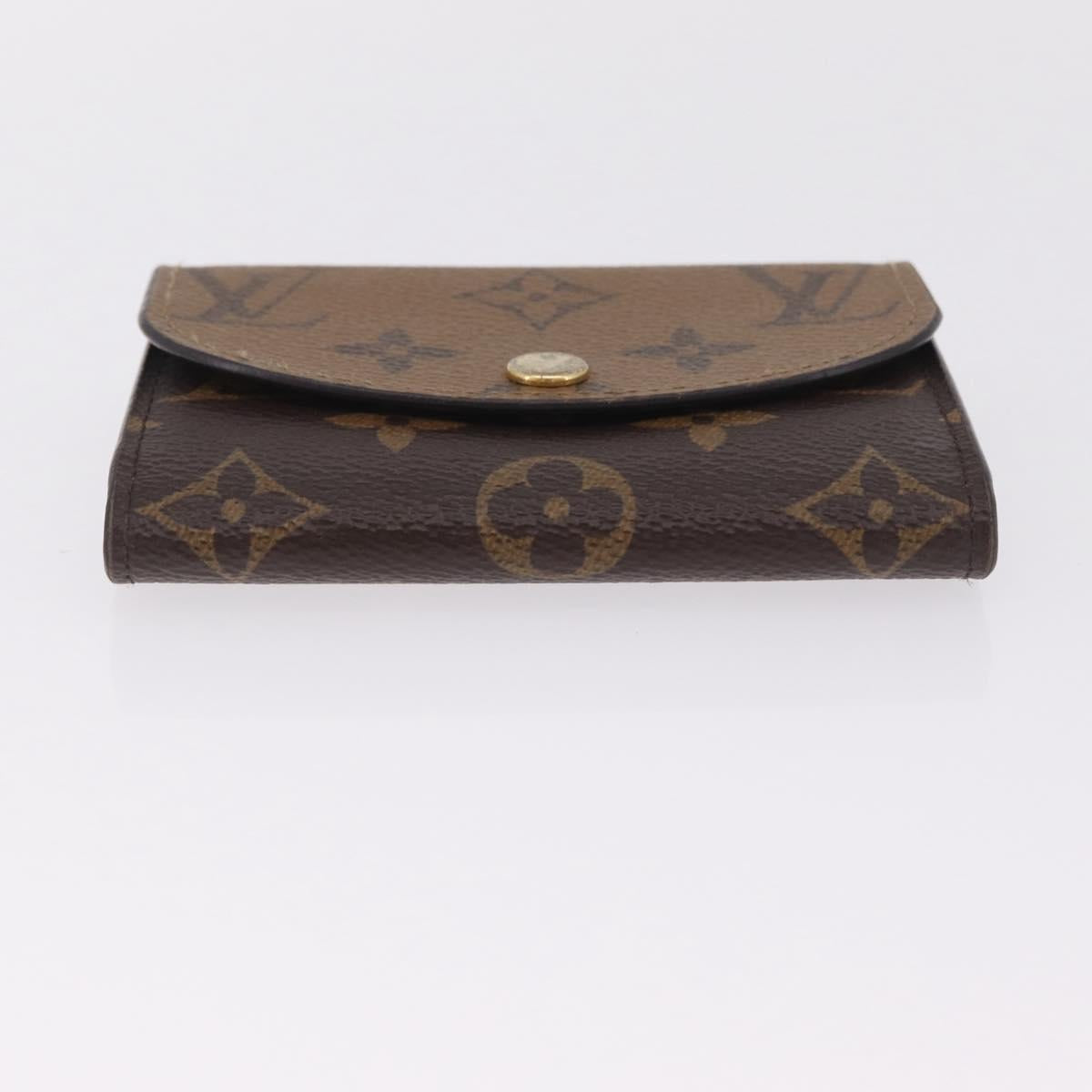 LOUIS VUITTON Monogram Reverse Porte Monnaie Rosary Purse M82333 LV Auth 213271V