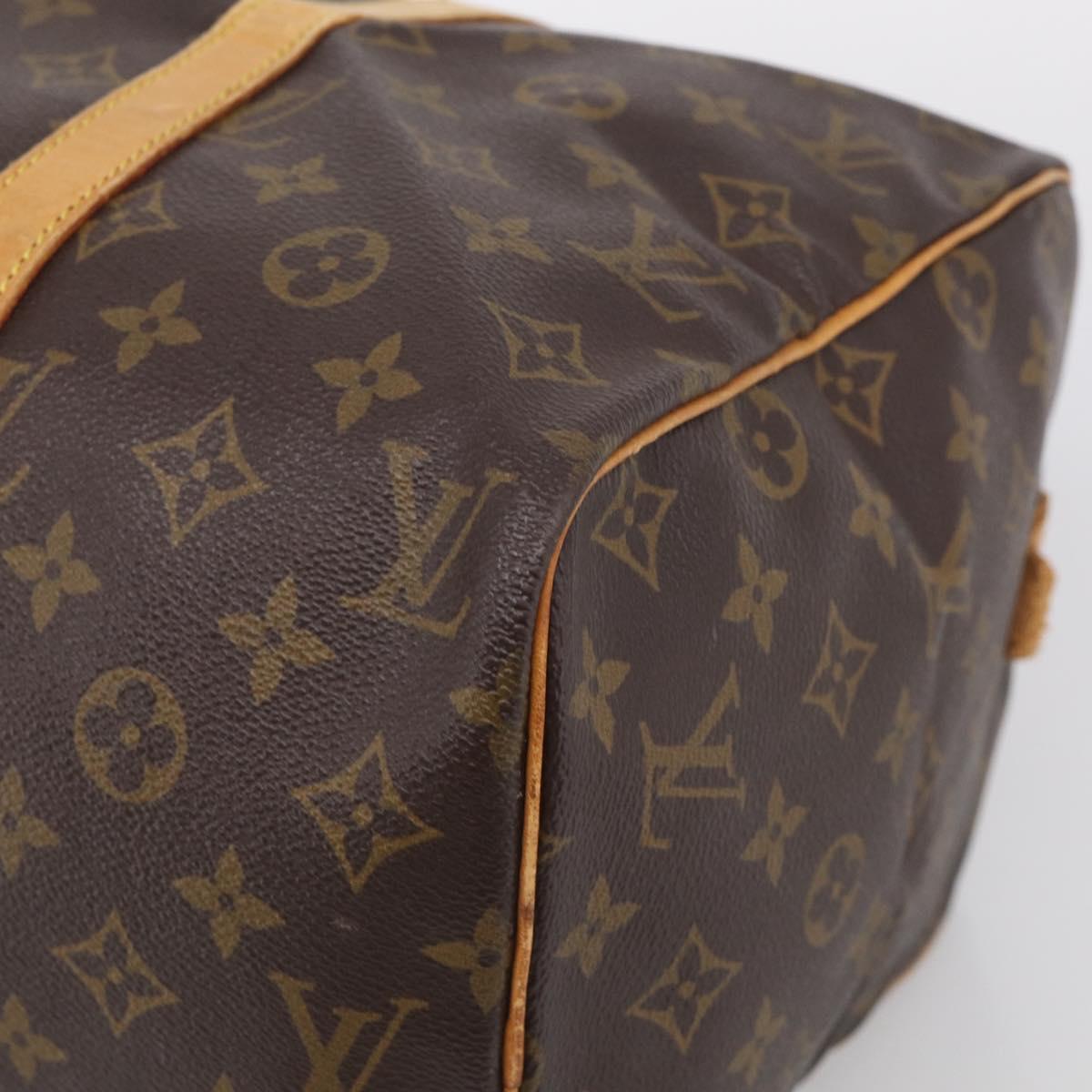 LOUIS VUITTON Monogram Sac Souple 35 Boston Bag M41626 LV Auth 213273