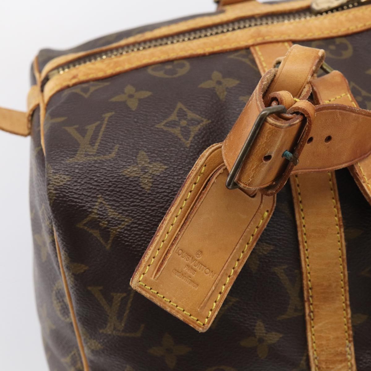 LOUIS VUITTON Monogram Sac Souple 35 Boston Bag M41626 LV Auth 213273