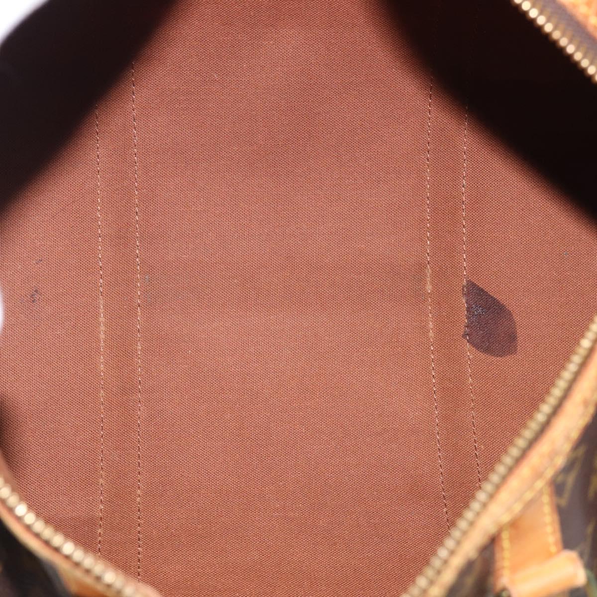 LOUIS VUITTON Monogram Sac Souple 35 Boston Bag M41626 LV Auth 213273