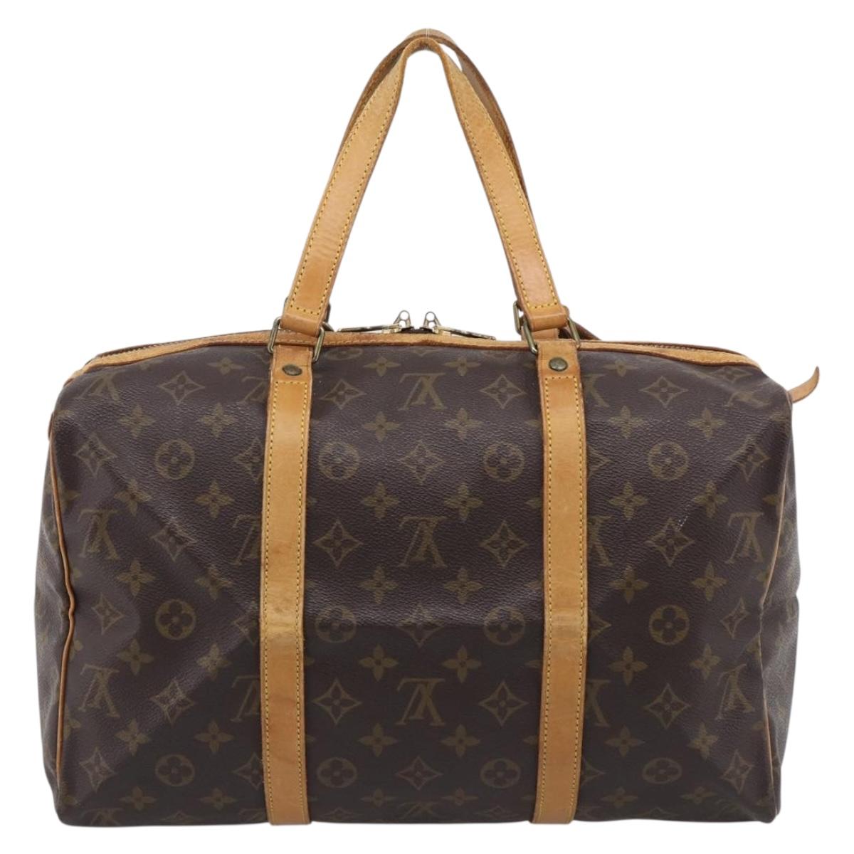 LOUIS VUITTON Monogram Sac Souple 35 Boston Bag M41626 LV Auth 213273