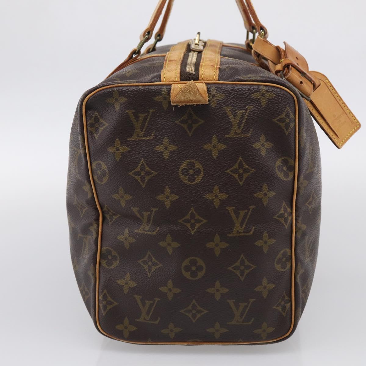 LOUIS VUITTON Monogram Sac Souple 35 Boston Bag M41626 LV Auth 213273