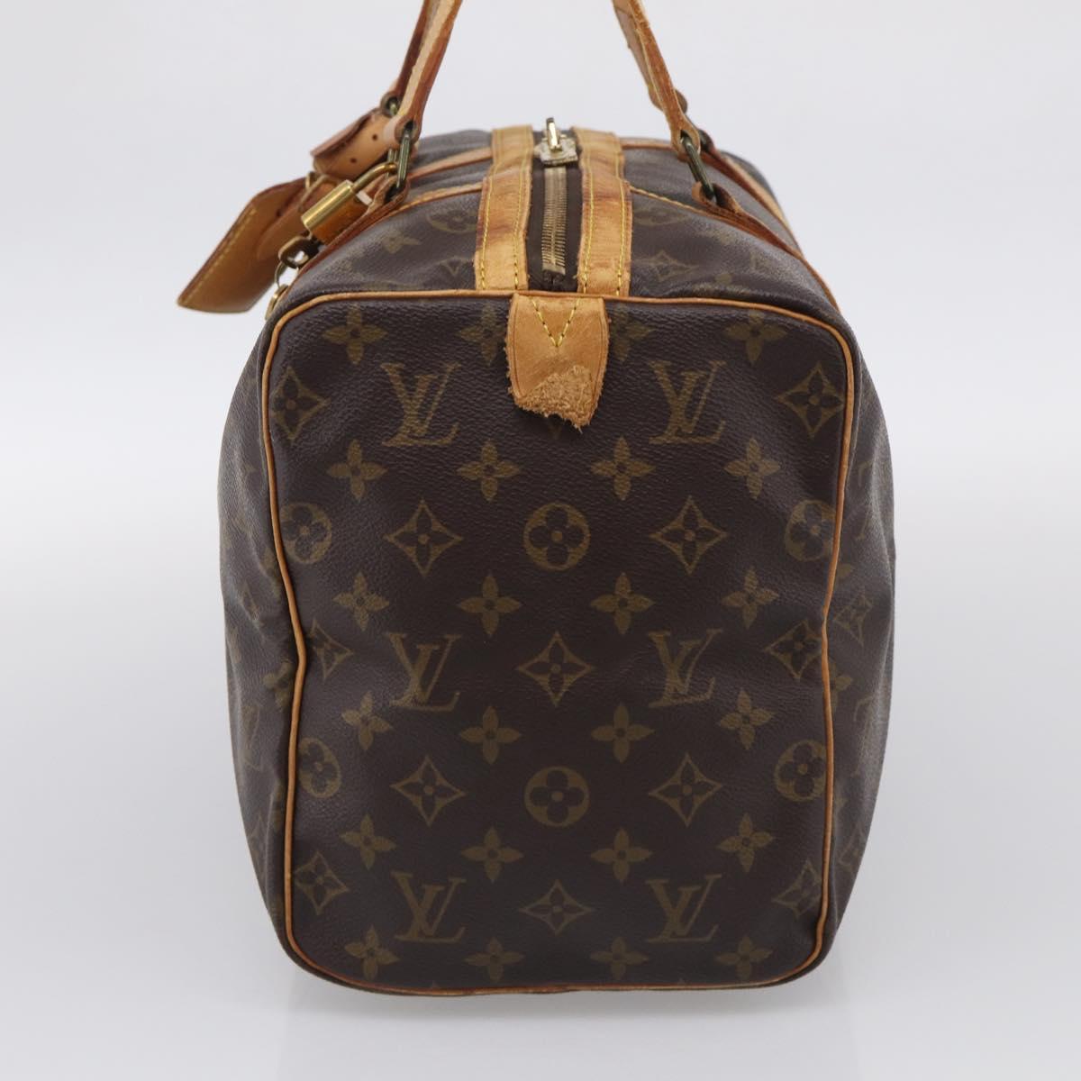LOUIS VUITTON Monogram Sac Souple 35 Boston Bag M41626 LV Auth 213273