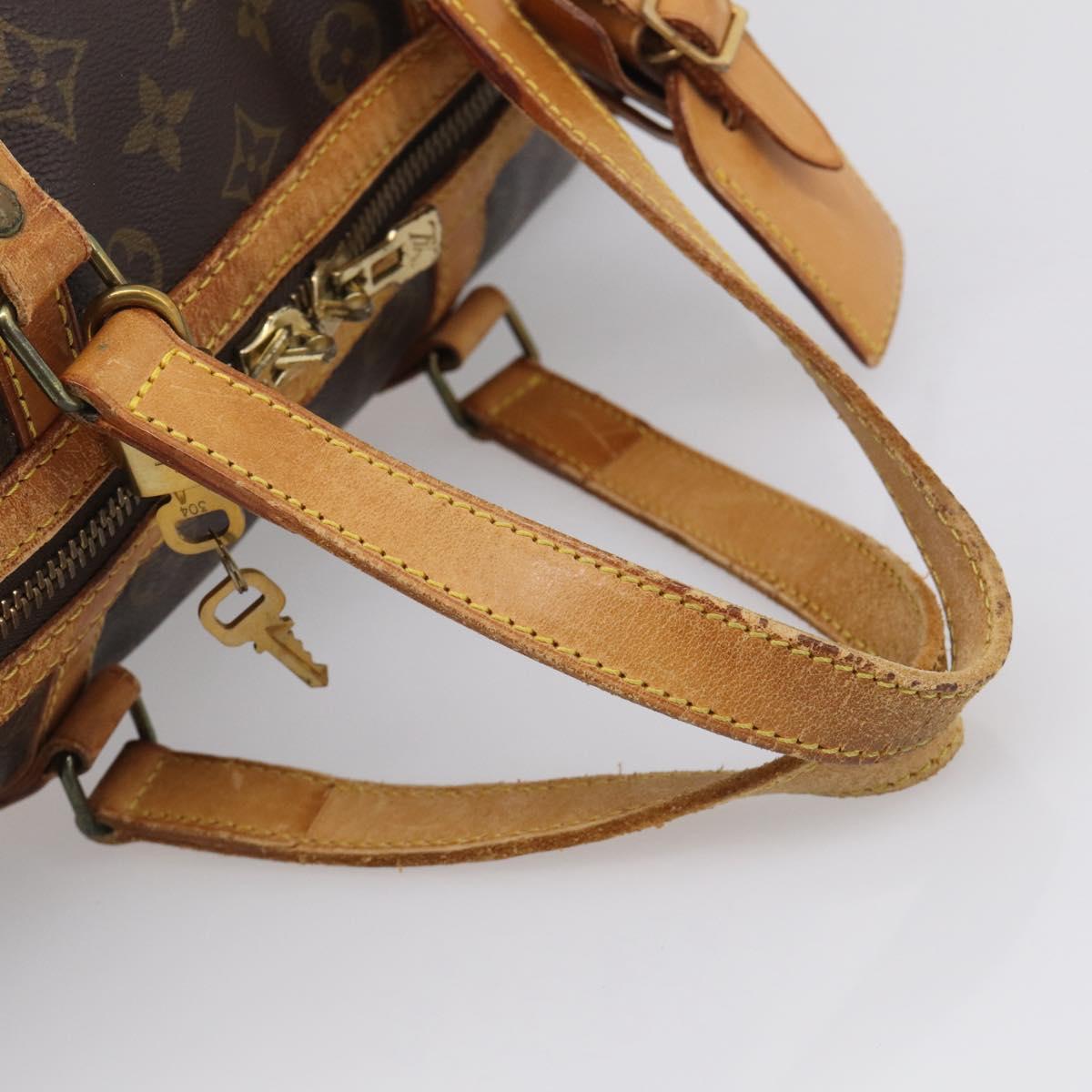 LOUIS VUITTON Monogram Sac Souple 35 Boston Bag M41626 LV Auth 213273