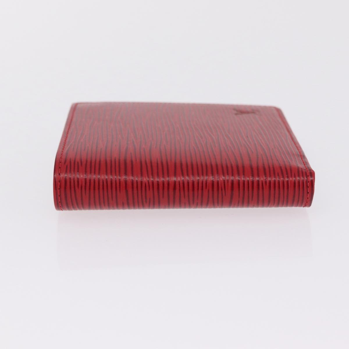 LOUIS VUITTON Epi Portefeuille Marco Bifold Wallet Red M63547 LV Auth 213275A