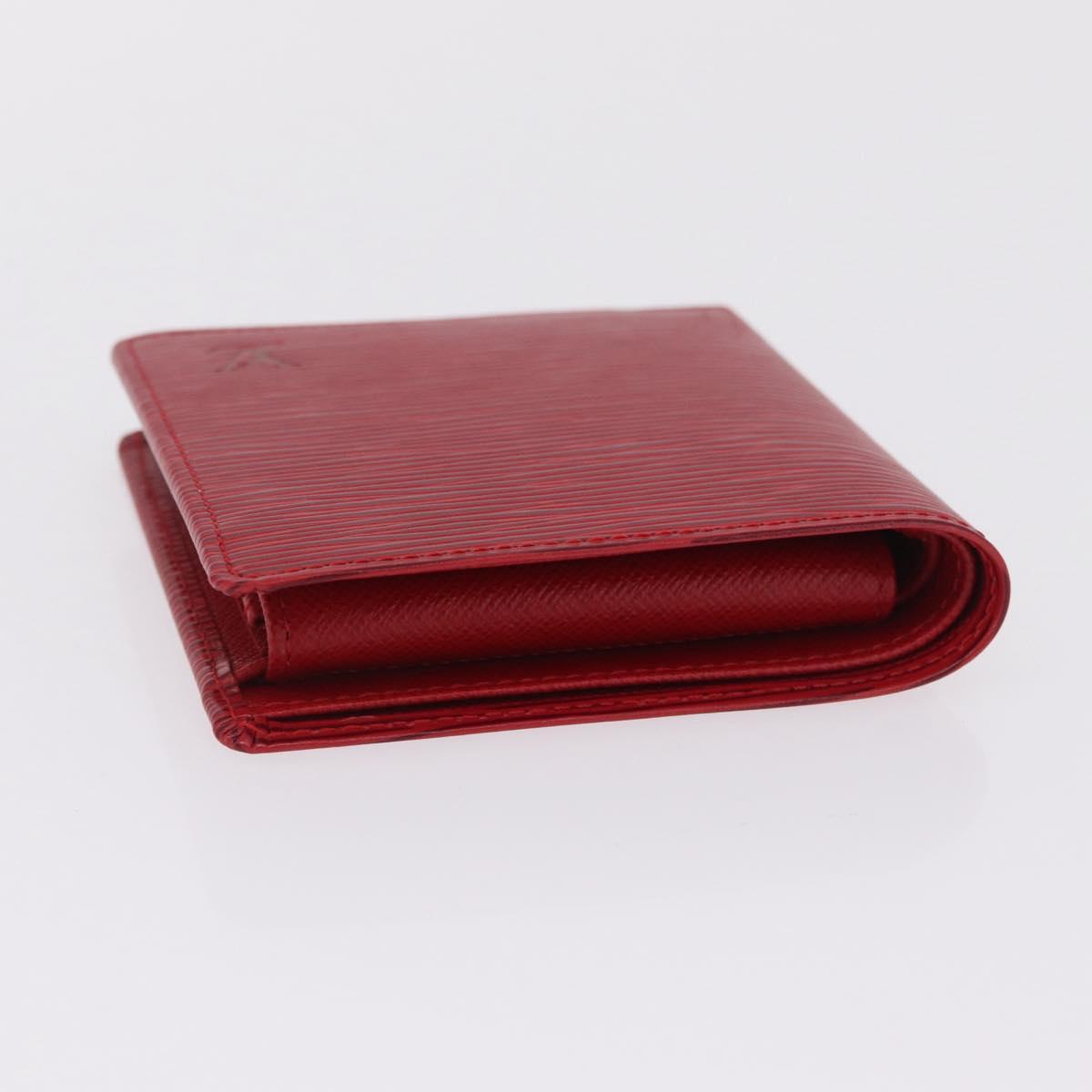 LOUIS VUITTON Epi Portefeuille Marco Bifold Wallet Red M63547 LV Auth 213275A