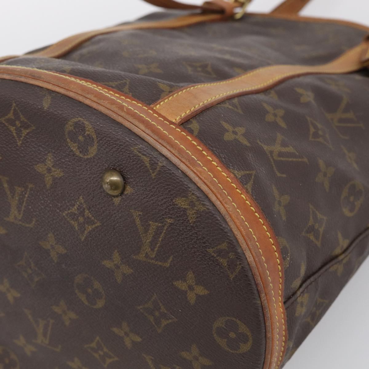 LOUIS VUITTON Monogram Bucket GM Shoulder Bag M42236 LV Auth 213277