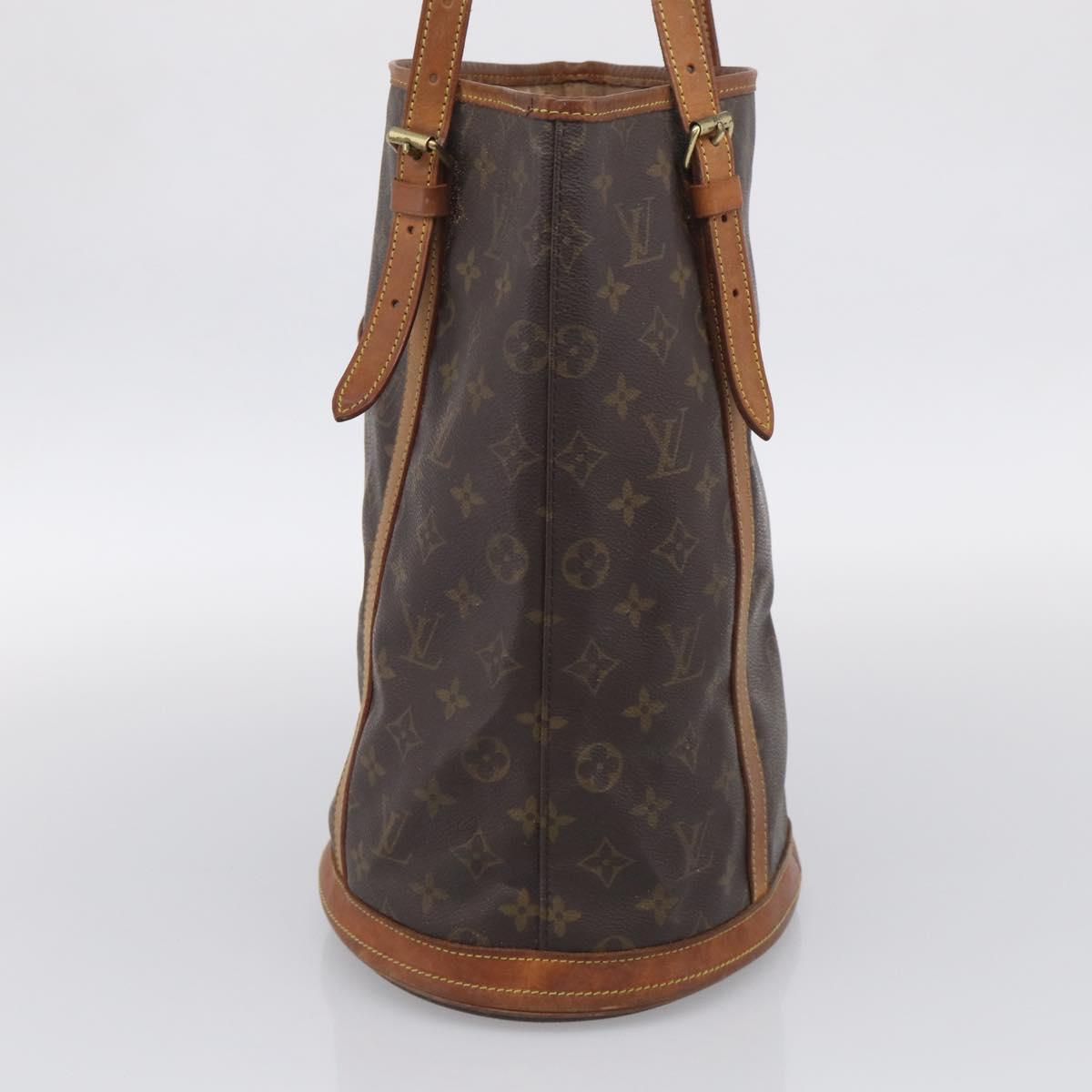 LOUIS VUITTON Monogram Bucket GM Shoulder Bag M42236 LV Auth 213277
