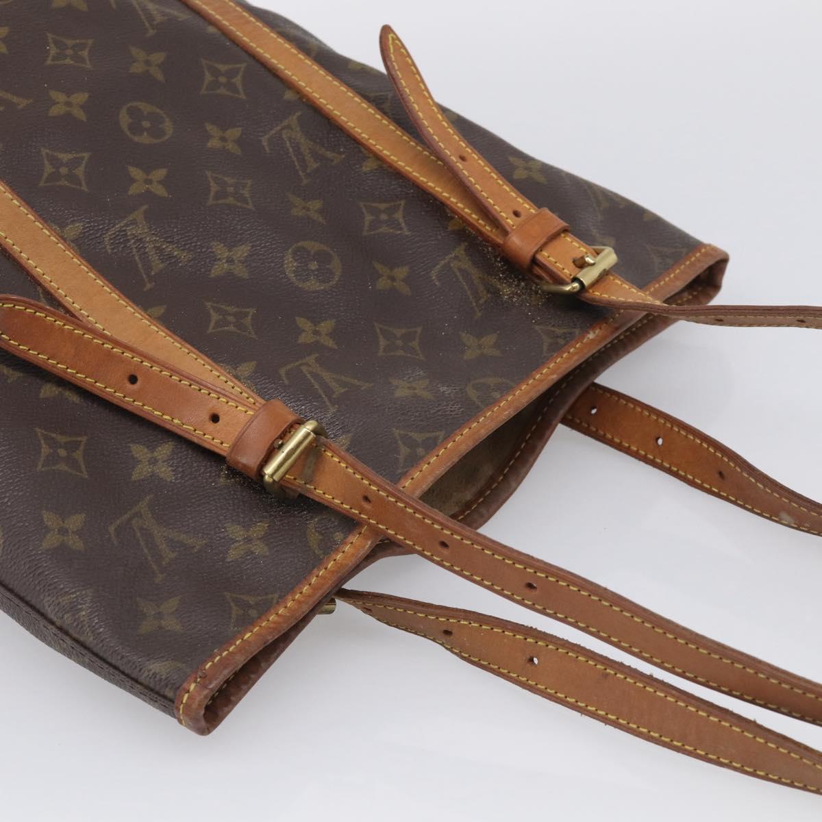 LOUIS VUITTON Monogram Bucket GM Shoulder Bag M42236 LV Auth 213277