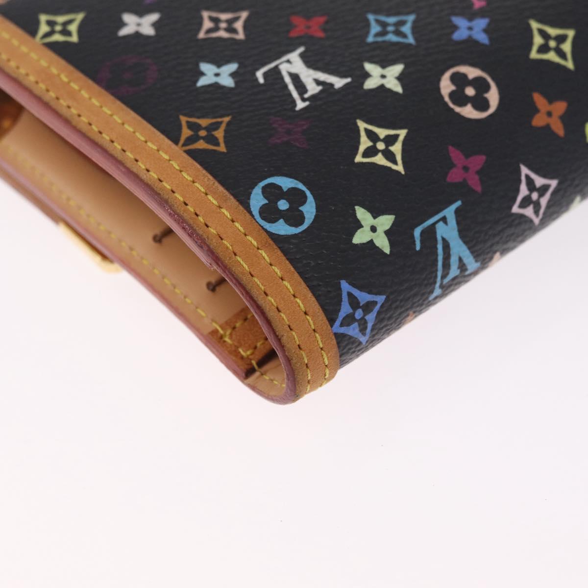 LOUIS VUITTON Multicolor Portefeuille International Wallet M92658 LV Auth 213280
