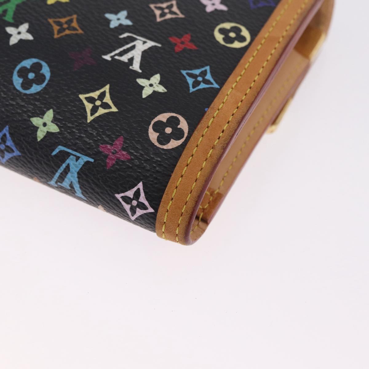 LOUIS VUITTON Multicolor Portefeuille International Wallet M92658 LV Auth 213280