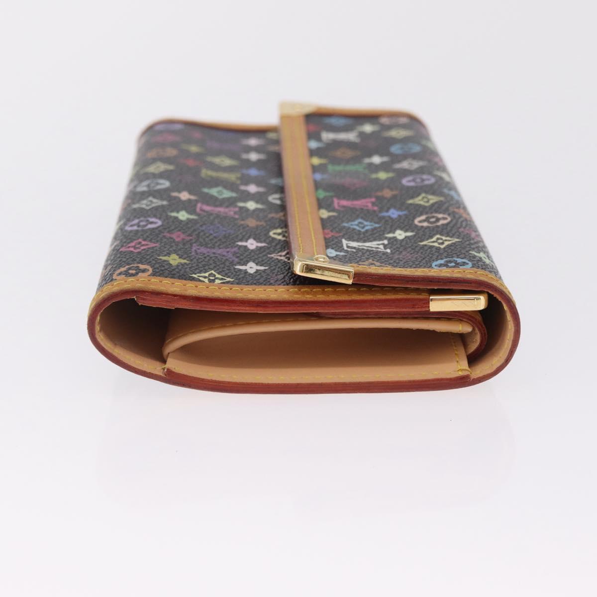 LOUIS VUITTON Multicolor Portefeuille International Wallet M92658 LV Auth 213280