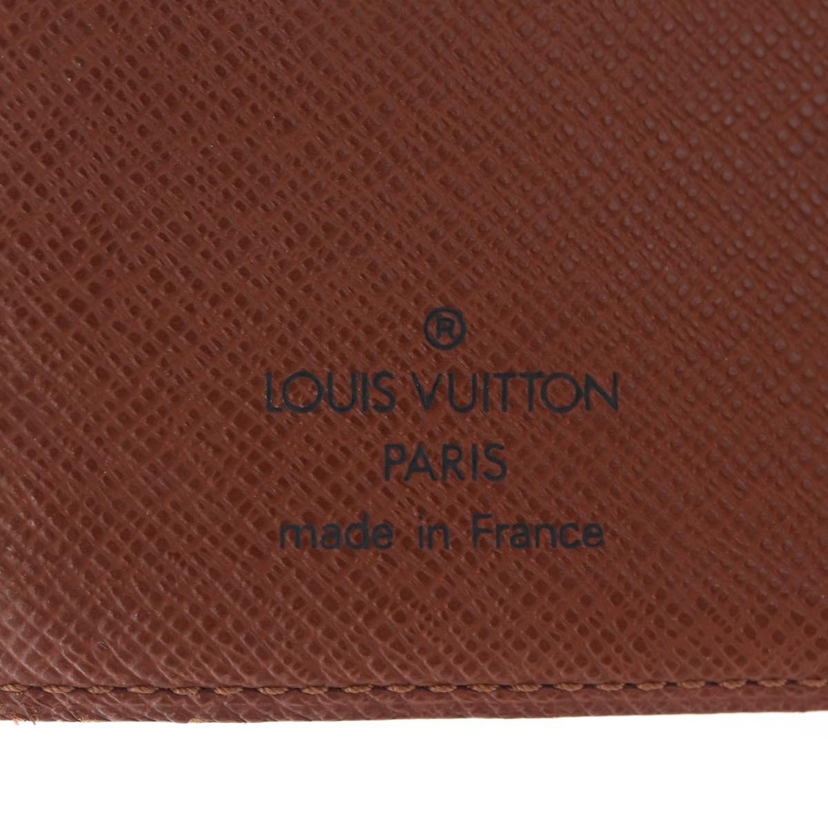 LOUIS VUITTON Monogram Agenda PM Day Planner Cover R20005 LV Auth 213281