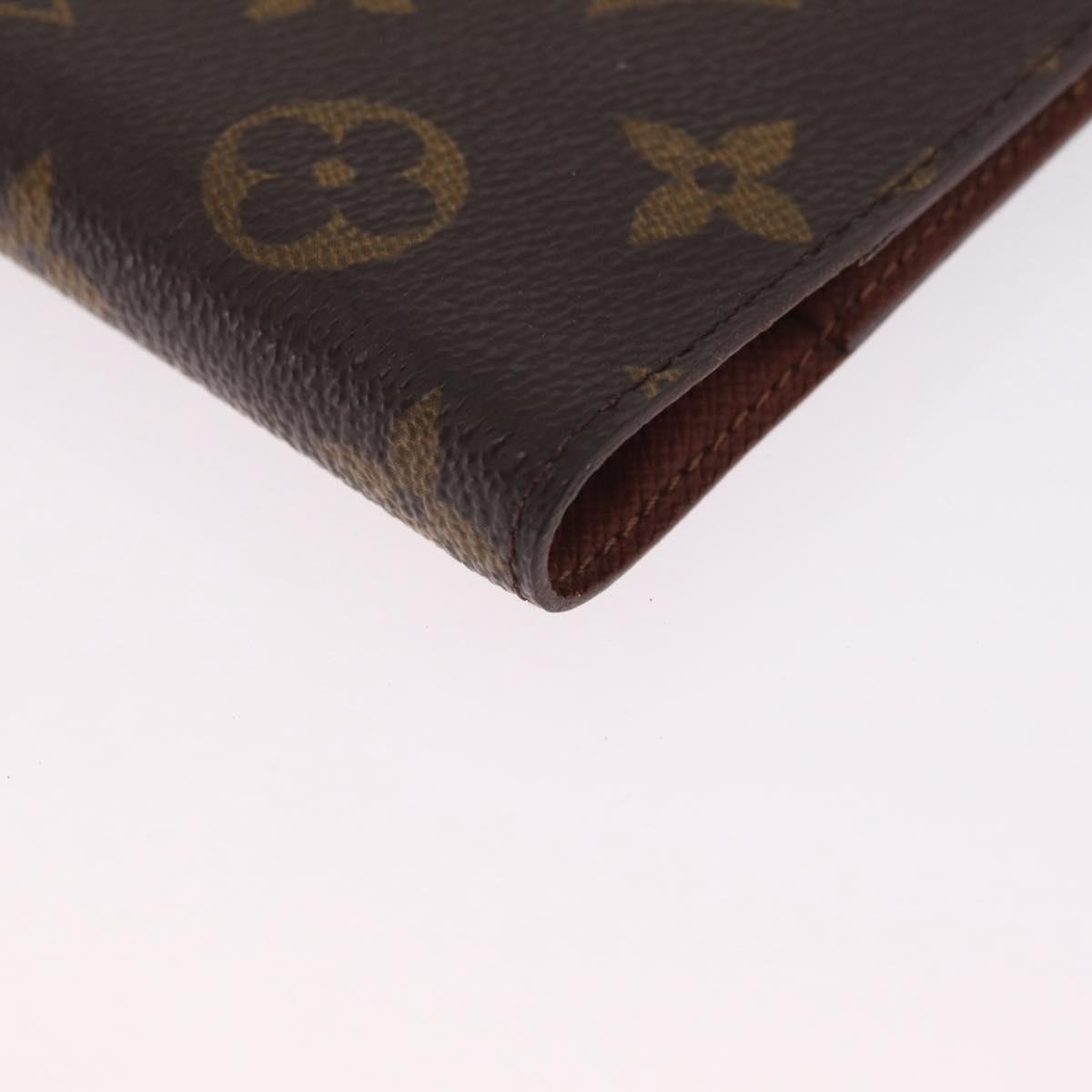 LOUIS VUITTON Monogram Agenda PM Day Planner Cover R20005 LV Auth 213281