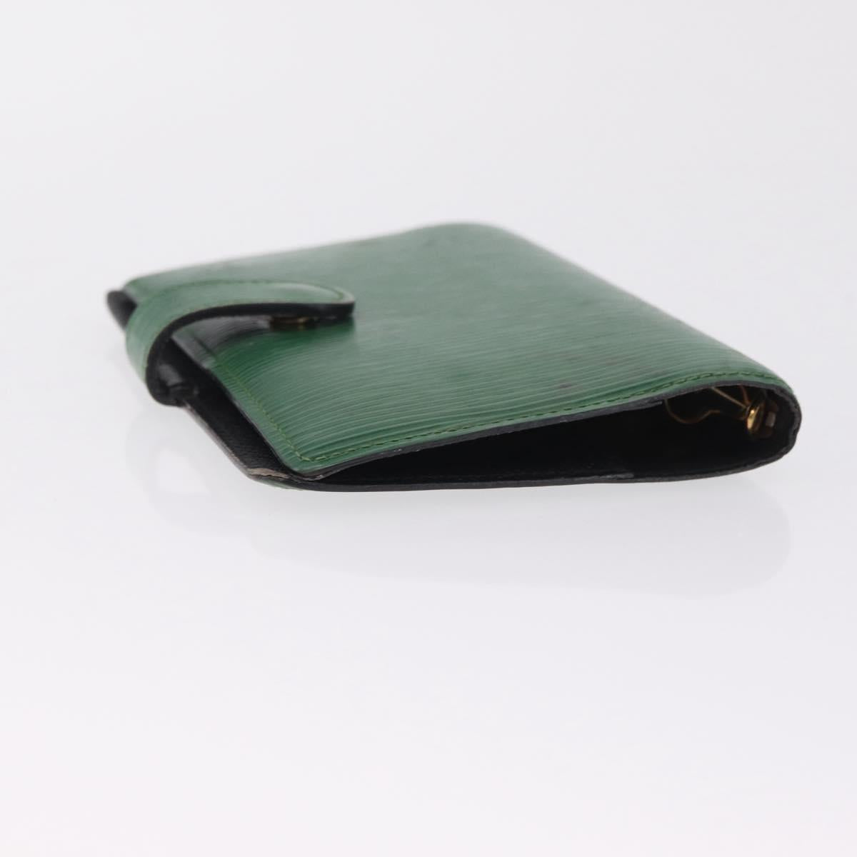 LOUIS VUITTON Epi Agenda PM Day Planner Cover Green R20054 LV Auth 213282