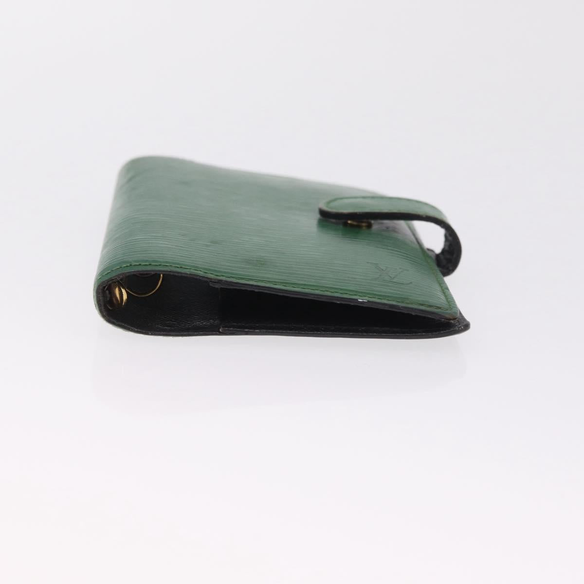 LOUIS VUITTON Epi Agenda PM Day Planner Cover Green R20054 LV Auth 213282