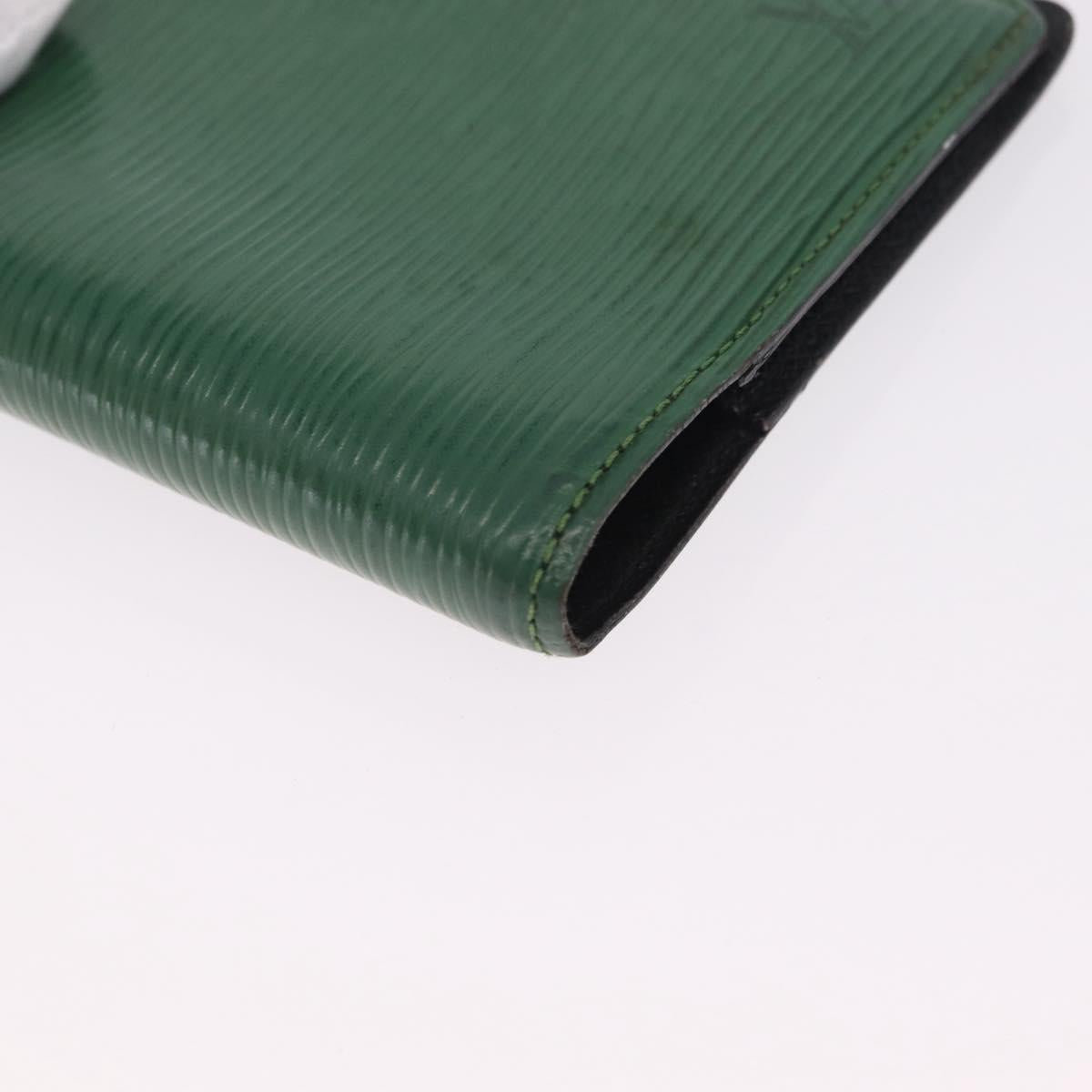 LOUIS VUITTON Epi Agenda PM Day Planner Cover Green R20054 LV Auth 213282