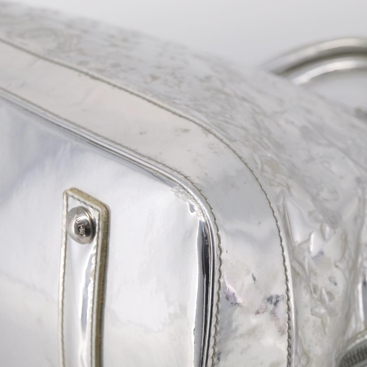 LOUIS VUITTON Monogram Miroir Alma GM Bag Silver Argent M95273 LV Auth 213286A