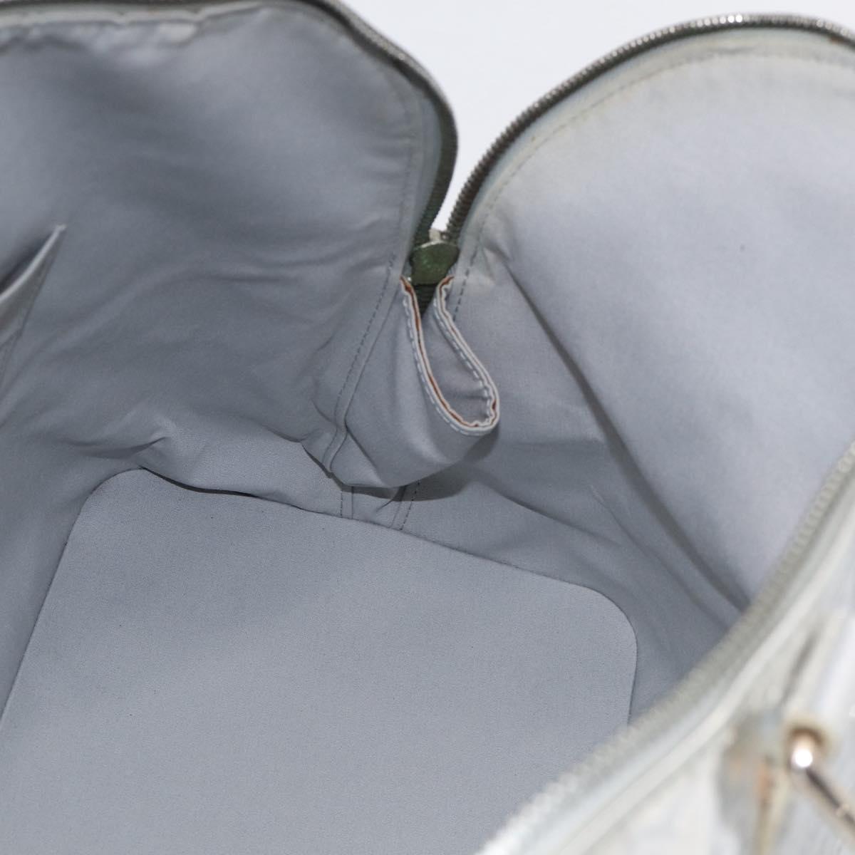 LOUIS VUITTON Monogram Miroir Alma GM Bag Silver Argent M95273 LV Auth 213286A