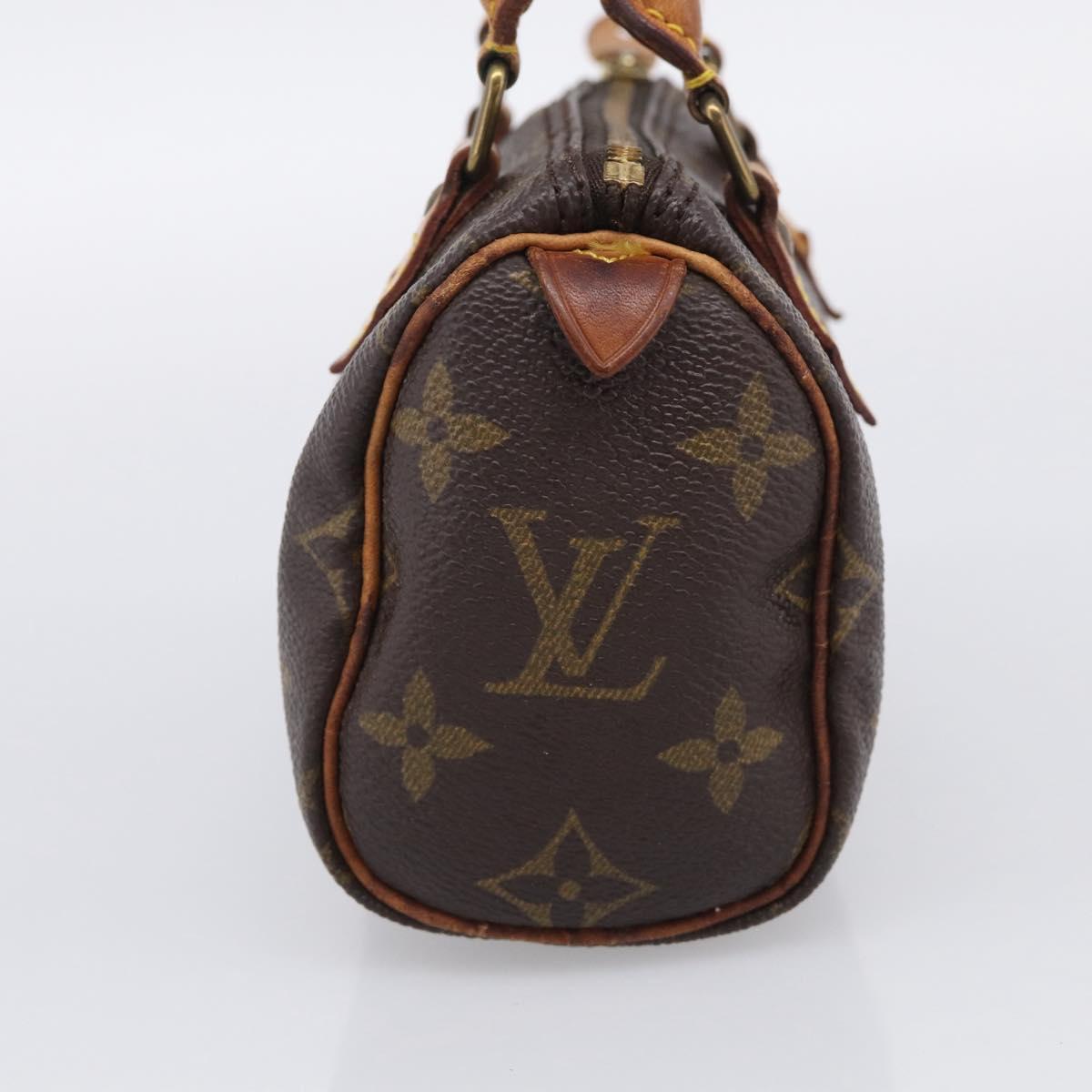 LOUIS VUITTON Monogram Mini Speedy Hand Bag M41534 LV Auth 213287