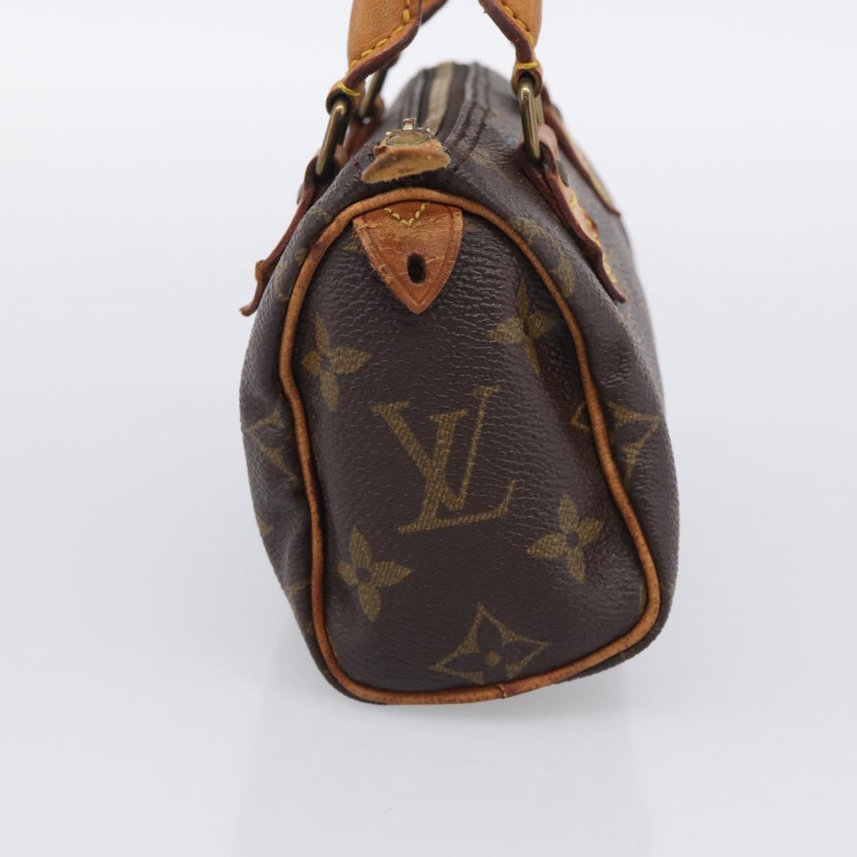 LOUIS VUITTON Monogram Mini Speedy Hand Bag M41534 LV Auth 213287