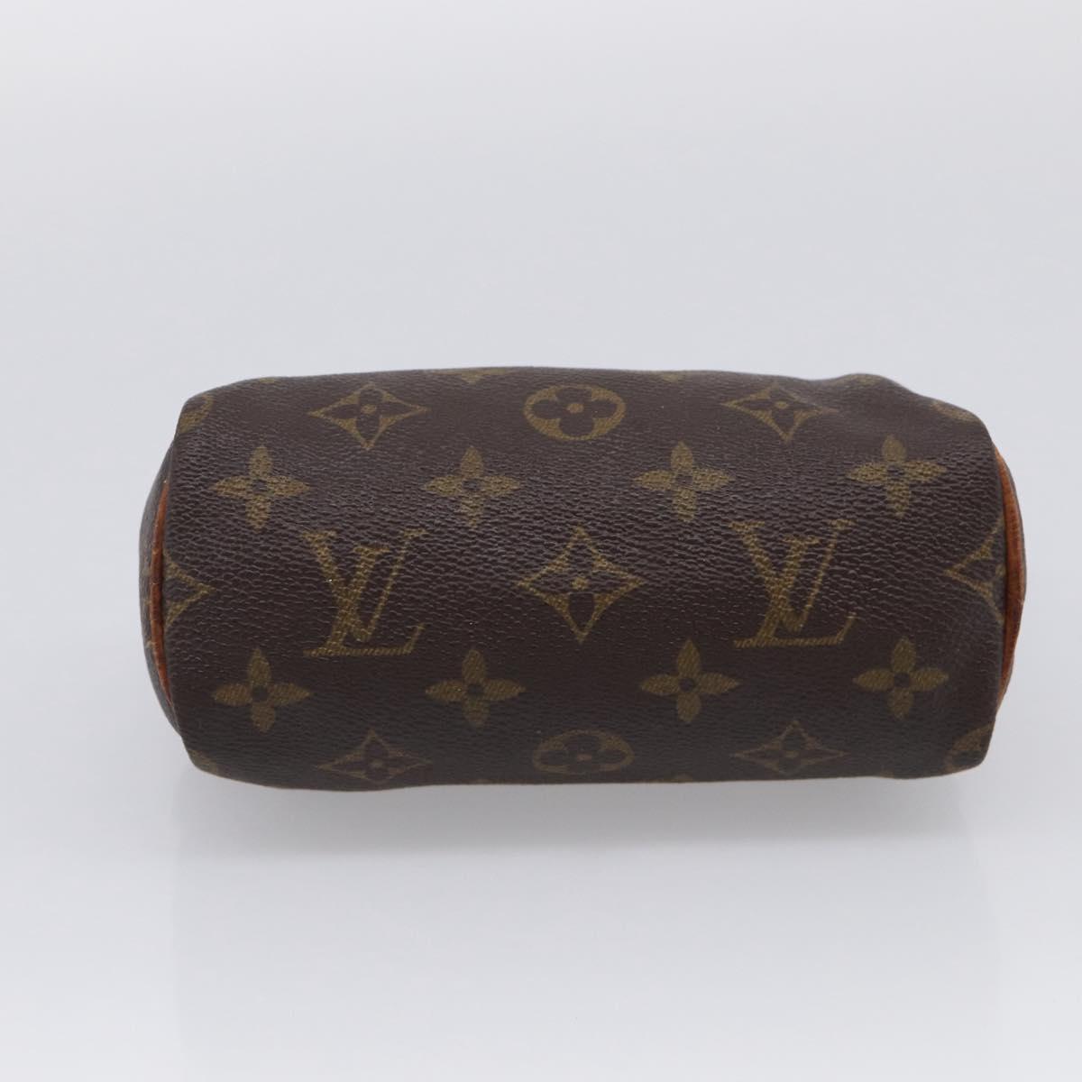 LOUIS VUITTON Monogram Mini Speedy Hand Bag M41534 LV Auth 213287