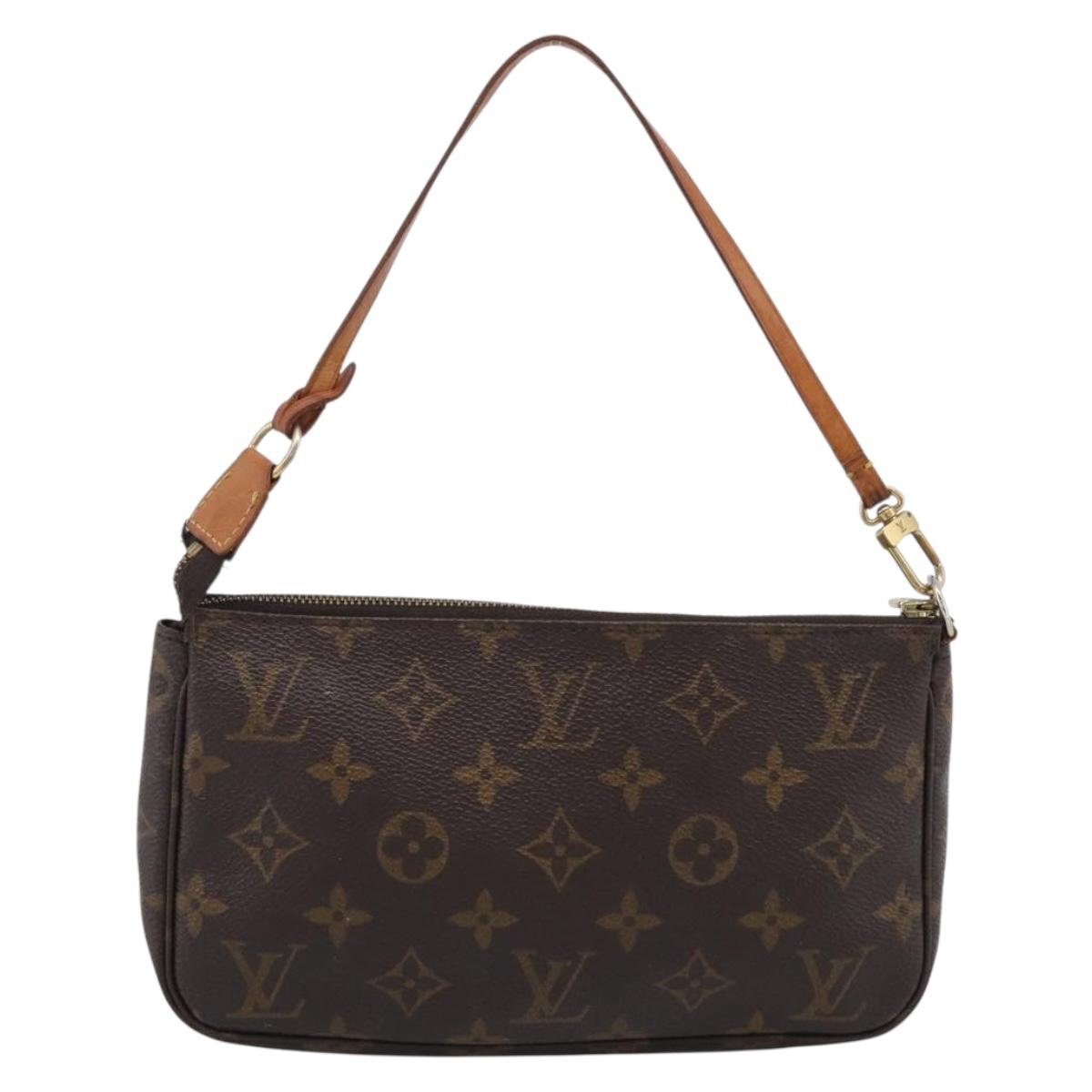 LOUIS VUITTON Monogram Pochette Accessoires Pouch M51980 LV Auth 213294