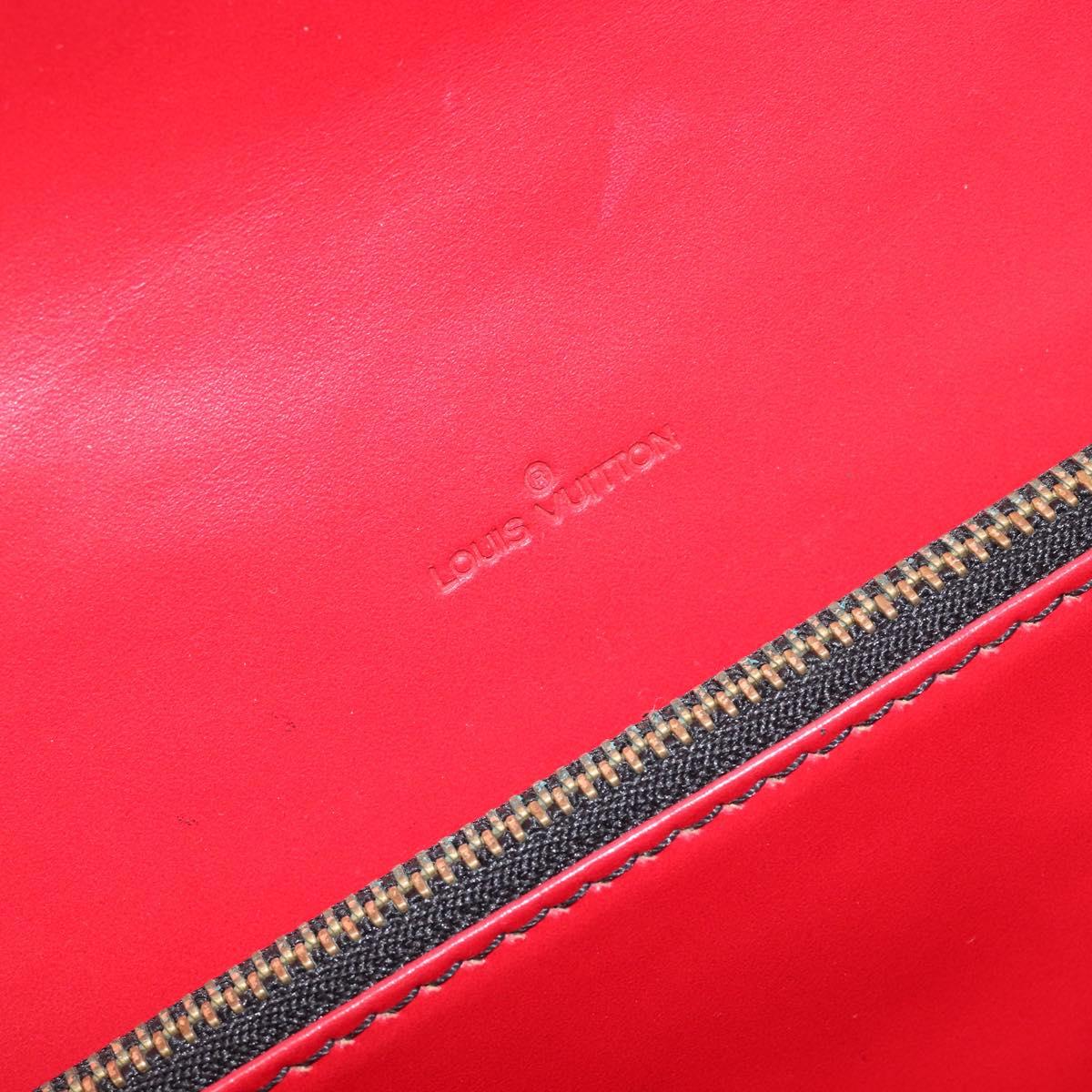 LOUIS VUITTON Epi Osh Shoulder Bag Black Red M52444 LV Auth 213296A