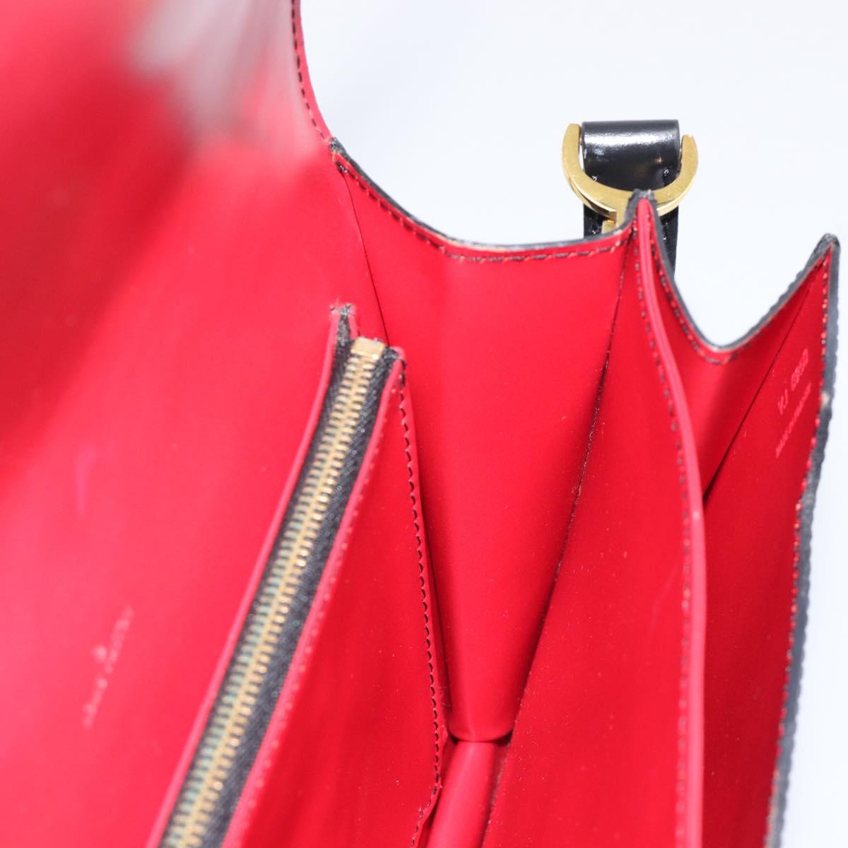 LOUIS VUITTON Epi Osh Shoulder Bag Black Red M52444 LV Auth 213296A