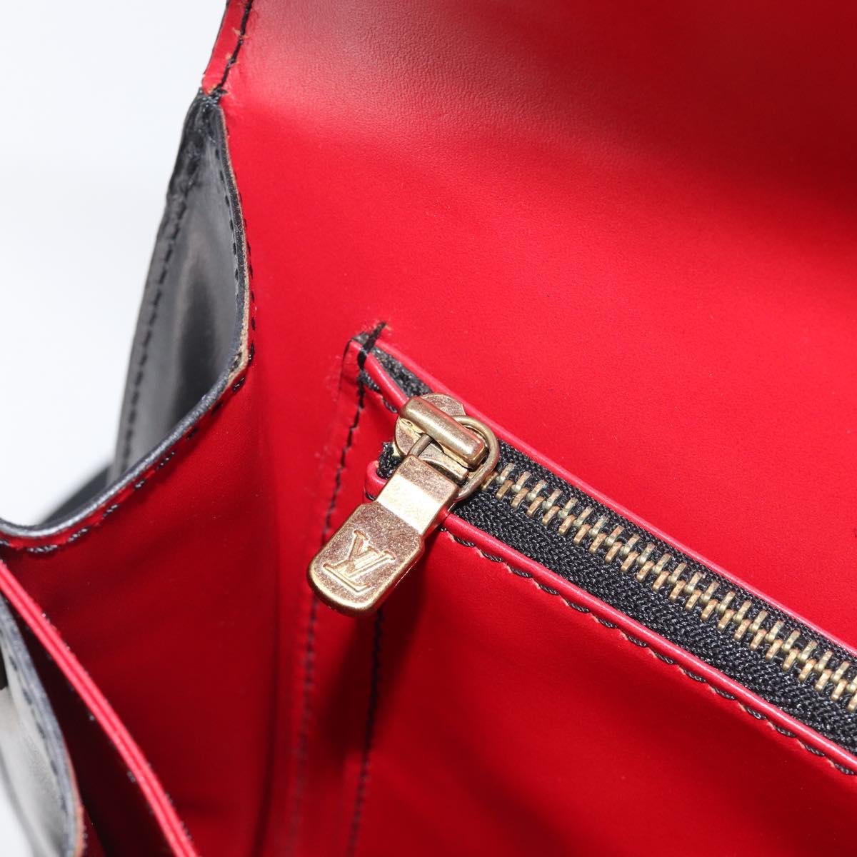 LOUIS VUITTON Epi Osh Shoulder Bag Black Red M52444 LV Auth 213296A