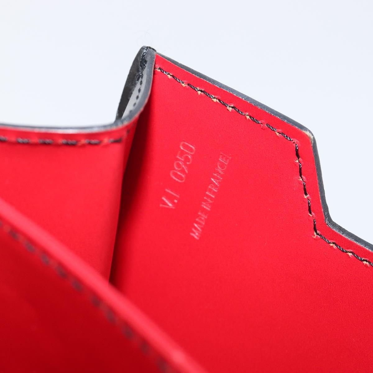 LOUIS VUITTON Epi Osh Shoulder Bag Black Red M52444 LV Auth 213296A