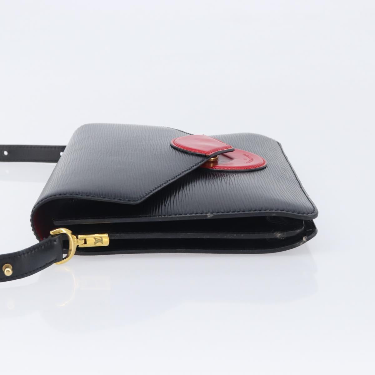 LOUIS VUITTON Epi Osh Shoulder Bag Black Red M52444 LV Auth 213296A