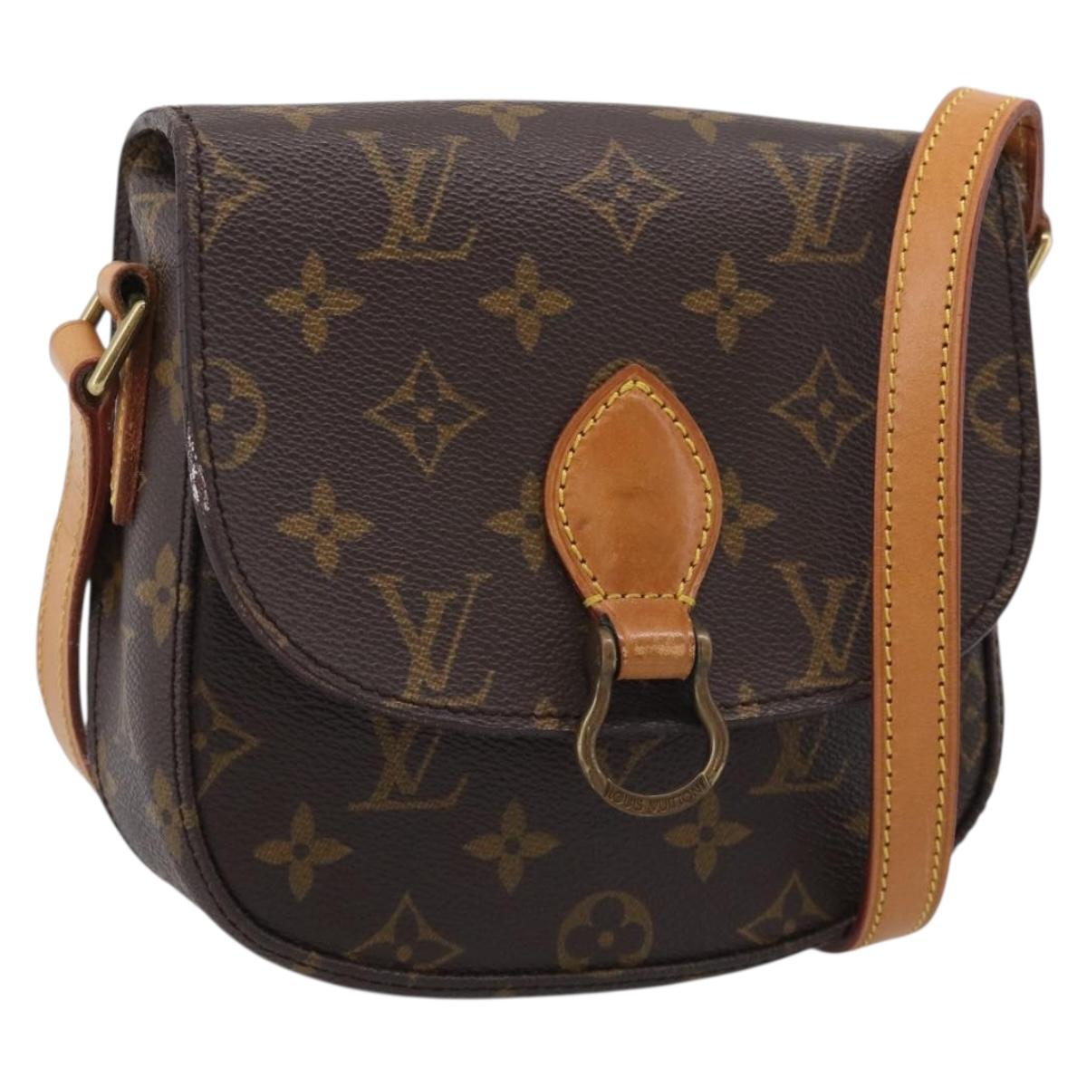LOUIS VUITTON Monogram Saint Cloud PM Shoulder Bag M51244 LV Auth 213300A