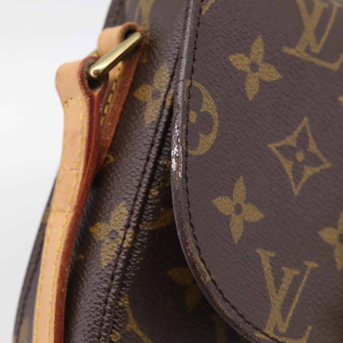 LOUIS VUITTON Monogram Saint Cloud PM Shoulder Bag M51244 LV Auth 213300A