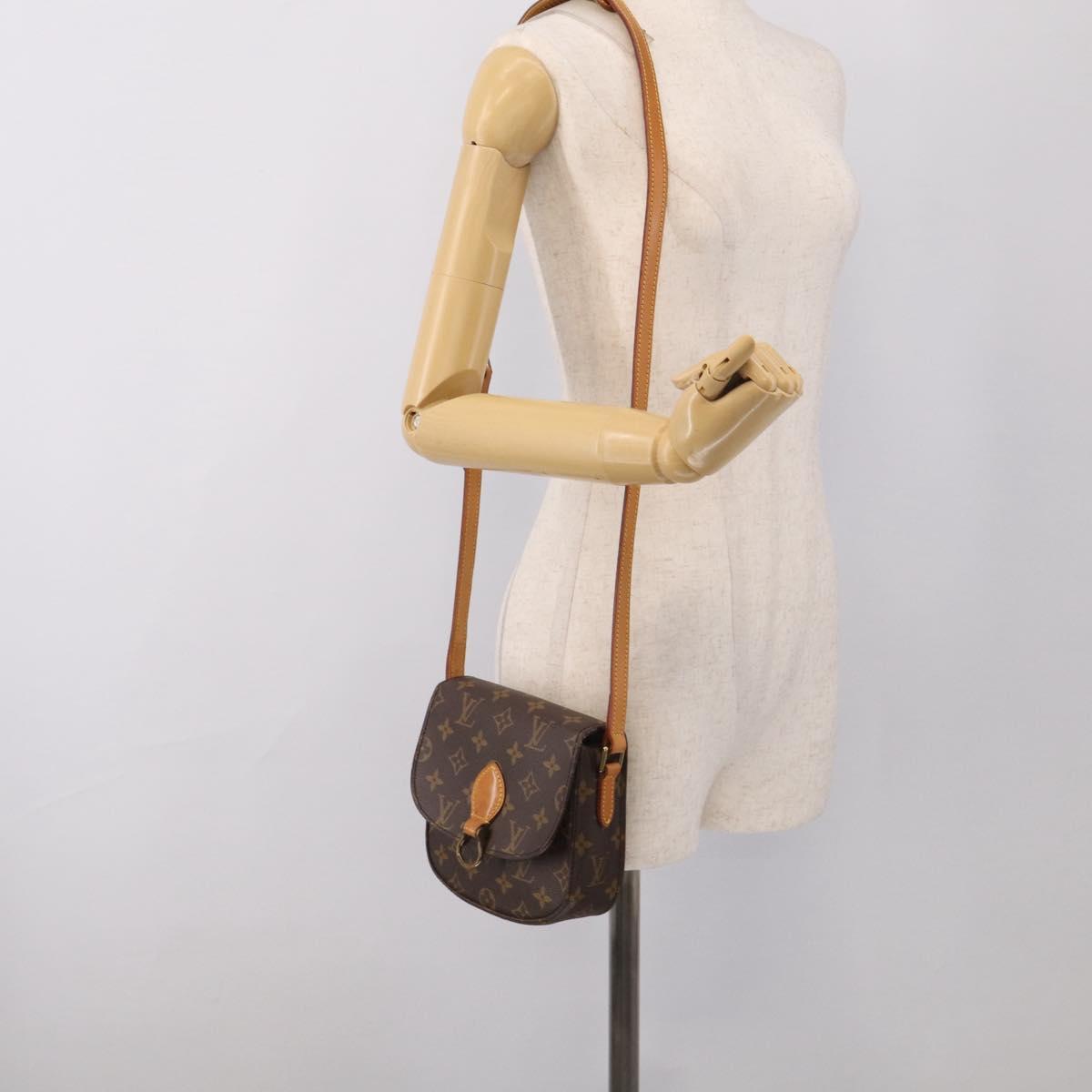 LOUIS VUITTON Monogram Saint Cloud PM Shoulder Bag M51244 LV Auth 213300A