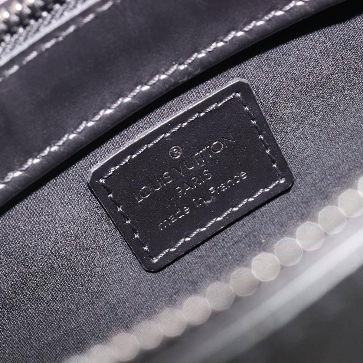 LOUIS VUITTON Monogram Mat Fowler Hand Bag Navy M55145 LV Auth 213302V